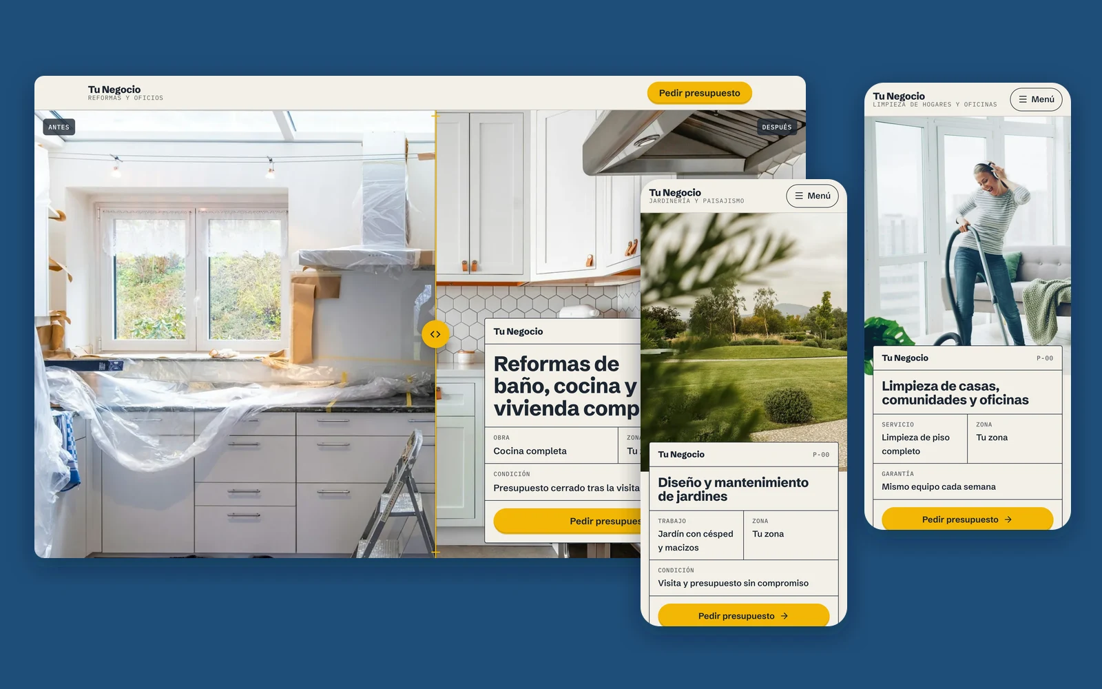 Landign Page Multisector